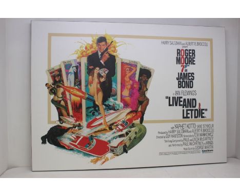 James Bond; Live and Let Die canvas print, large size