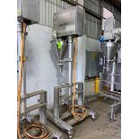 Speed-Dee Packaging Machinery Inc. S/S Volumetric Filler, with S/S Funnel, Mounted on S/S Portable