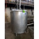 Damrow Bros. 400 Gal. S/S Vertical Insulated Tank, S/N 25609, Type 1-V, with S/S Hinge Lid,