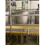 Aprox. 200 Gal. S/S Single Wall Mix Tank, with Lighnin Agitation, Mounted on S/S Legs (LOCATED IN
