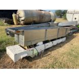 S/S Shaker Deck, with Aprox. 21" W Deck, with (4) Sections of Sizing Screens, Aprox. 170" L Deck,