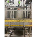Aprox. 200 Gal. S/S Single Wall Mix Tank, with Lighnin Agitation, Mounted on S/S Legs (LOCATED IN