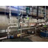 2007 Bell & Gossett Shell & Tube Heat Exchanger, with Related Steam Valving, Includes Odessa 5 hp