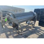 All S/S Tumbler/Snipper, Mounted on S/S Frame (NOTE: Missing Motor--See Photographs)(LOCATED IN