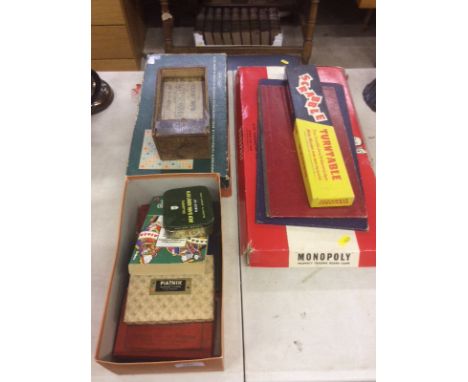 A quantity of various board games, playing cards etc. 