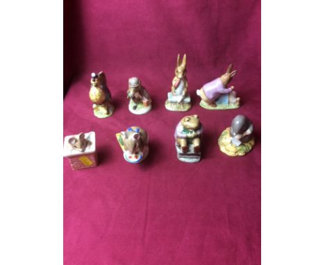 Eight various Beswick Beatrix Potter figures 