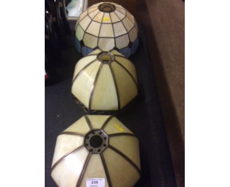 Three various light shades 