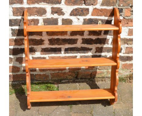 Pine wall shelf