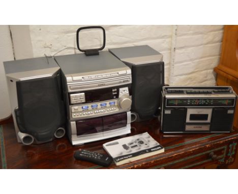 Philips Mini HiFi and an Auritone cassette recorder