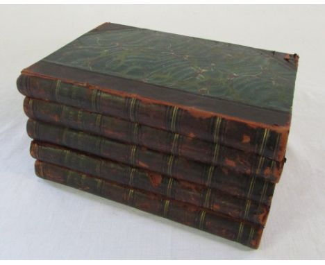5 volumes of Familiar Wild Flowers by F Edward Hulme First Series with coloured plates Cassell & Company