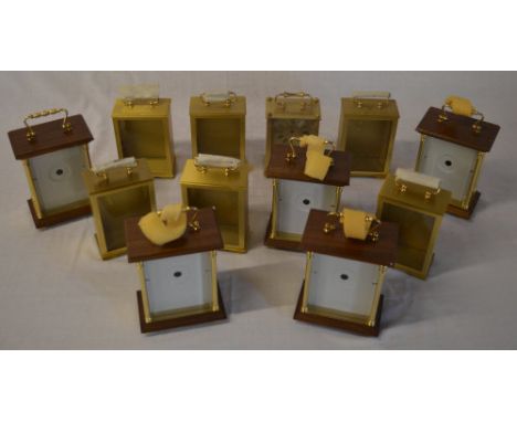 Approx 12 carriage clock spare/replacement cases, most appear unused