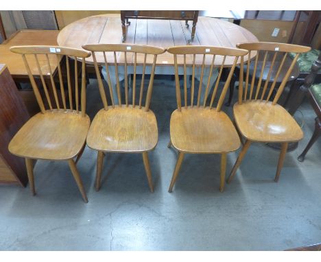 A set of four Ercol style chairs