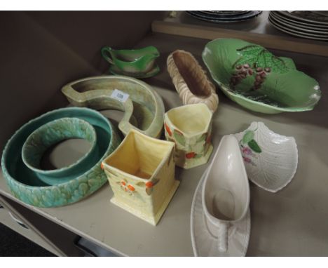 A selection of ceramic including Crown Devon and Carltonware