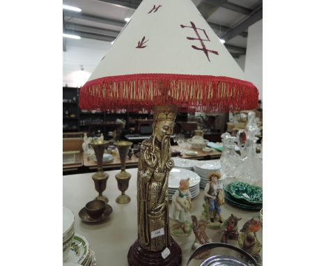 A table lamp of Oriental style