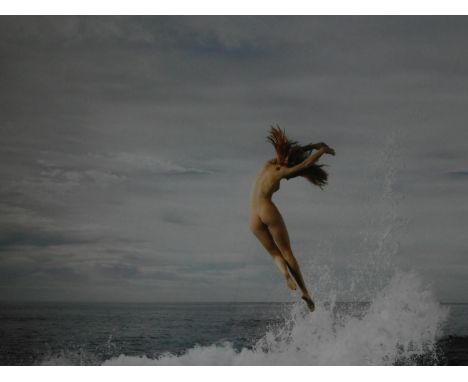 A framed and glazed surrealist chromogenic photographic print by Australian artist Toby Burrows. 67x87cm 