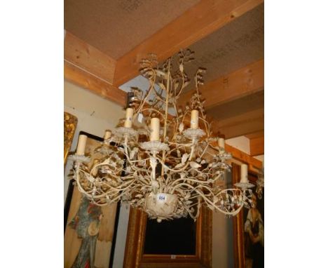 A large metal ceiling light, COLLECT ONLY.