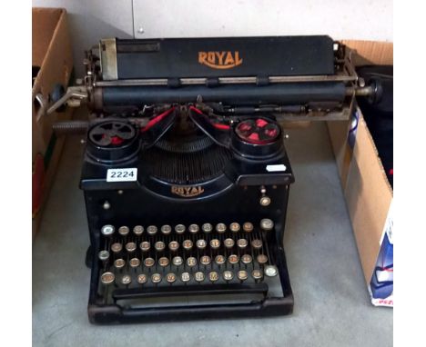 A vintage Royal typewriter COLLECT ONLY