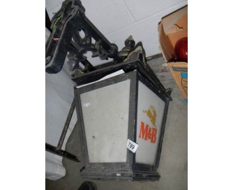 An old pub street lamp, COLLECT ONLY