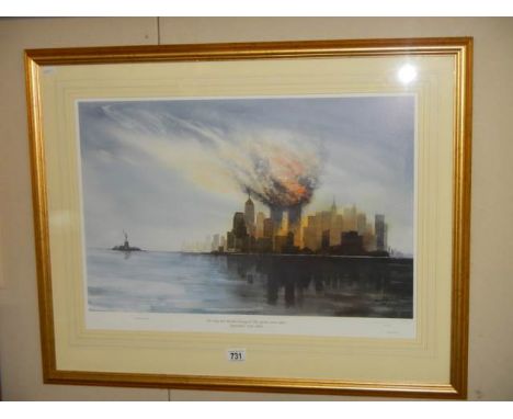 Ashley Jackson (b.1940) A pencil signed &amp; numbered limited edition print 69/250 entitled 'The Day The World Changed' (The