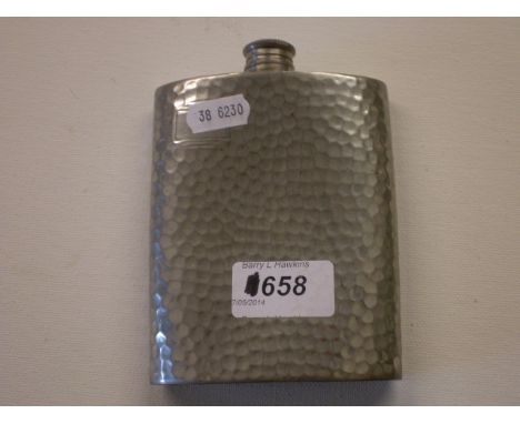 PEWTER HIP FLASK