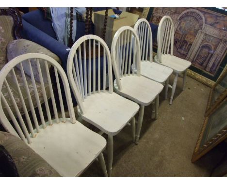 5 STICK BACK CHAIRS