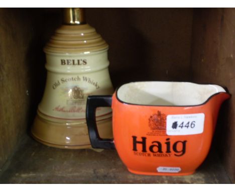 BELLS WHISKEY BOTTLE AND HAIG SCOTCH WHISKEY JUG