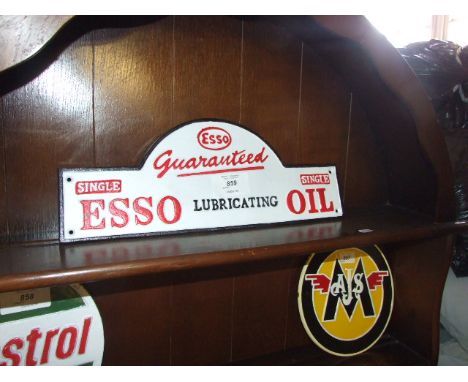 REPRO CAST IRON ESSO SIGN
