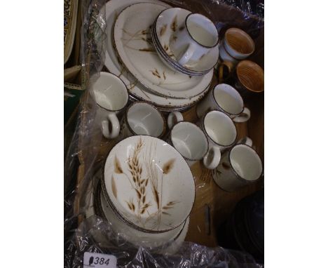BOX OF MOSTLY MIDWINTER STONEHENGE STONEWARE DINNER SET