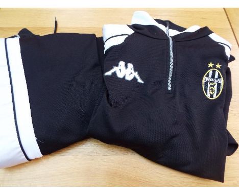 Juventus - a vintage Kappa track suit, official pro equipment, size L