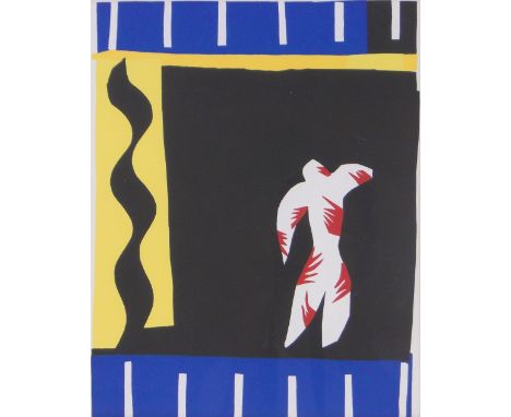 After Henri Matisse,lithograph reprint of the 1950s pochoir, Jazz, posthumous edition printed in France, issued by the Matiss