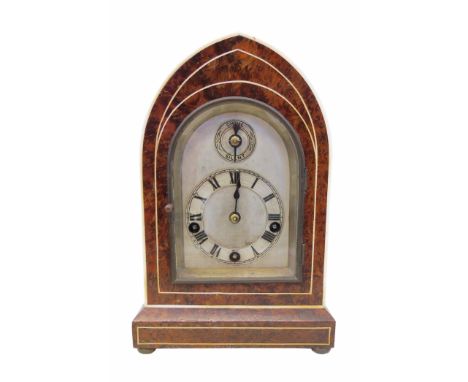 8-day mantel clock with German movement. Condition reports are not available for the Interiors Sales.