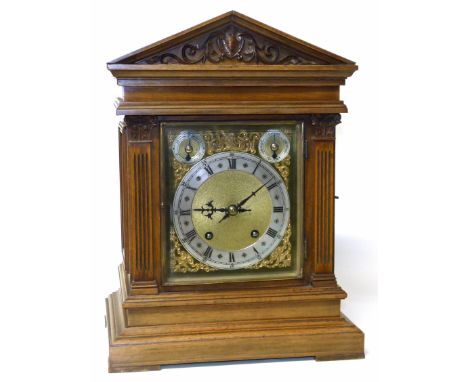 Walnut cased mantle clock Condition reports are not available for the Interiors Sales.