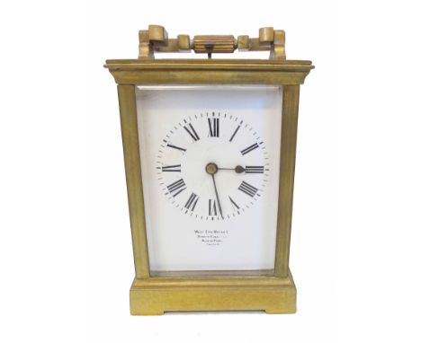 West End Watch Co. carriage clock. Condition reports are not available for the Interiors Sales.