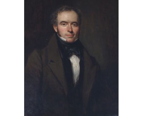 SCOTTISH SCHOOL (19TH CENTURY) PORTRAIT OF GEORGE WADDELL OF BALOCHNEY Oil on canvas,  77 x 64cm (30 1/4 x 25 1/4") George Wa