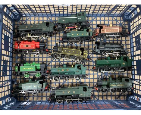 Thirteen OO Gauge Shunting Engines by Hornby, Lima and other, playworn, untested.
