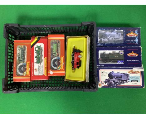Six OO Gauge/4mm Boxed Tank Steam Locomotives, comprising Two Bachmann 2-6-2 Class VI; a Bachmann 0-6-2 Class 56XX, two Hornb