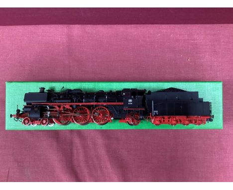 A Liliput HO Gauge Custom Boxed Class 18 4-6-2 Steam Tender Locomotive, DB Rail black R/No 18.316, good untested condition.