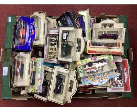 Approximately Seventy Lledo 'Days Gone' Diecast Model Vehicles including The Darling Buds of May, #046001 4.5 Litre 1930 Bent