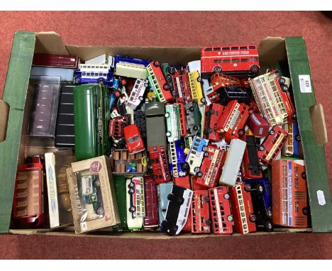 A Quantity of Diecast Model Vehicles by Matchbox, Dinky, Lledo, Solido, Corgi and other. Predominantly Commercial Vehicles an