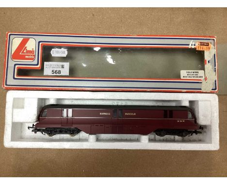 Lima OO Gauge ex-GWR Parcels Railcar in BR Maroon Livery, boxed, untested.
