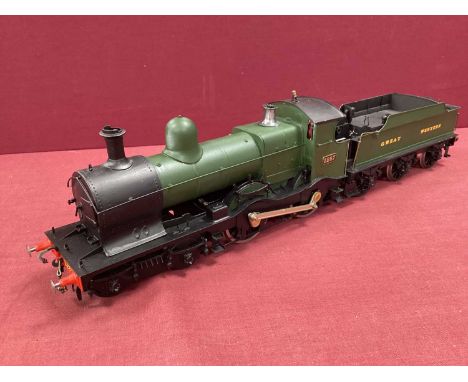 A David Andrews O Gauge/7mm Kit Built 4-4-0 Great Western Duke Class Steam Tender Locomotive, built and painted to a very goo