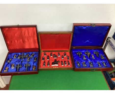 Assorted White Metal Model Military/Historical Figures, hand painted to a good standard, by EK Castings and others, including