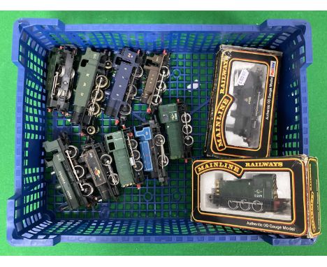 Eleven OO Gauge/4mm Tank Locomotives, by Hornby, Dapol, Lima, etc, comprising three Class 03 Diesel's, a Lima 2-6-2 Small Pra