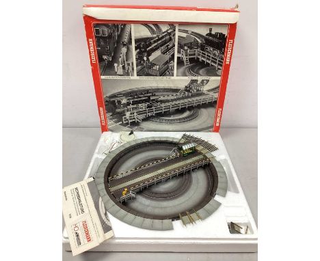 A Fleischmann HO Scale #6052 Electric Turntable, untested, boxed.