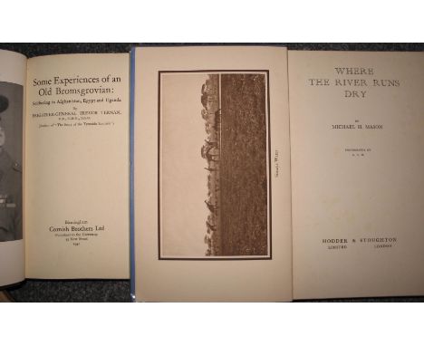 [HUNTING SAFARIS] MASON (M.) Where the River Runs Dry, 8vo, plates as called for, INSCRIBED &amp; SIGNED by author, cloth, 1s