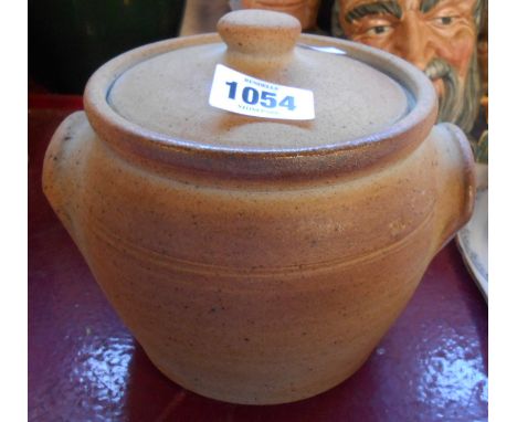 A John Leach Muchelney studio pottery lidded casserole
