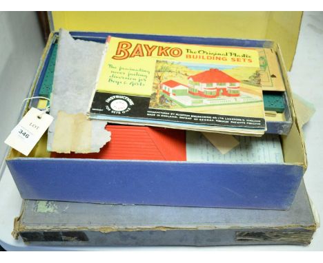 A Bayko building set, in box; together with a Bayko converting set, in box. (2)