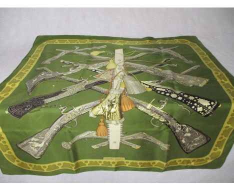 A Hermes silk  "Diana" scarf