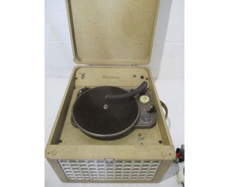A vintage Decca Deccalian model T record player.