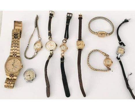 A collection of vintage watches 